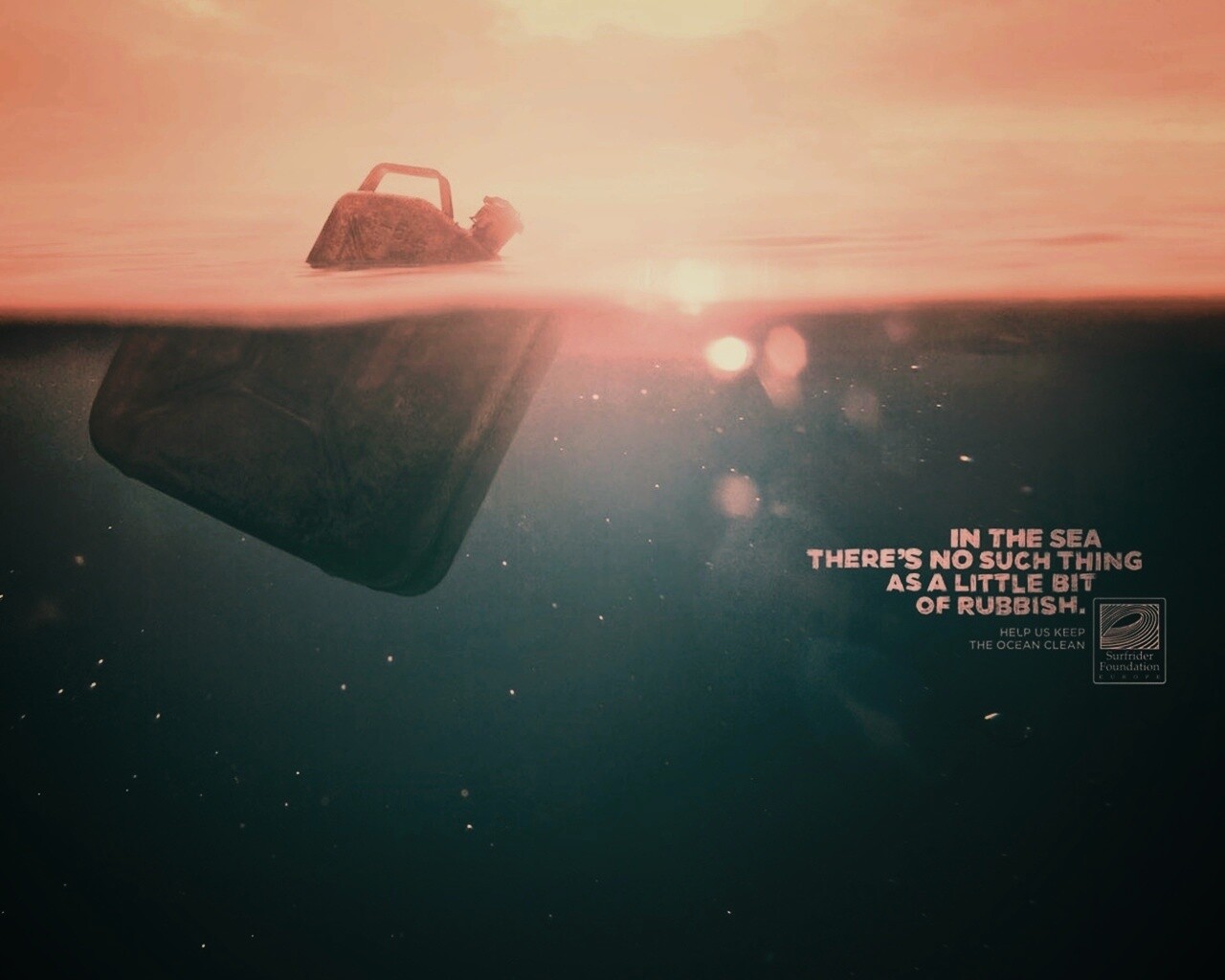 Не бывает "немного" мусора обои