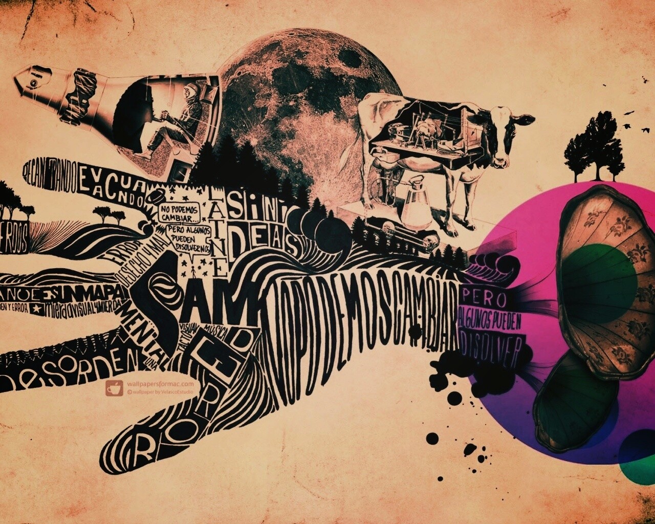 Абстрактные обои для Apple обои