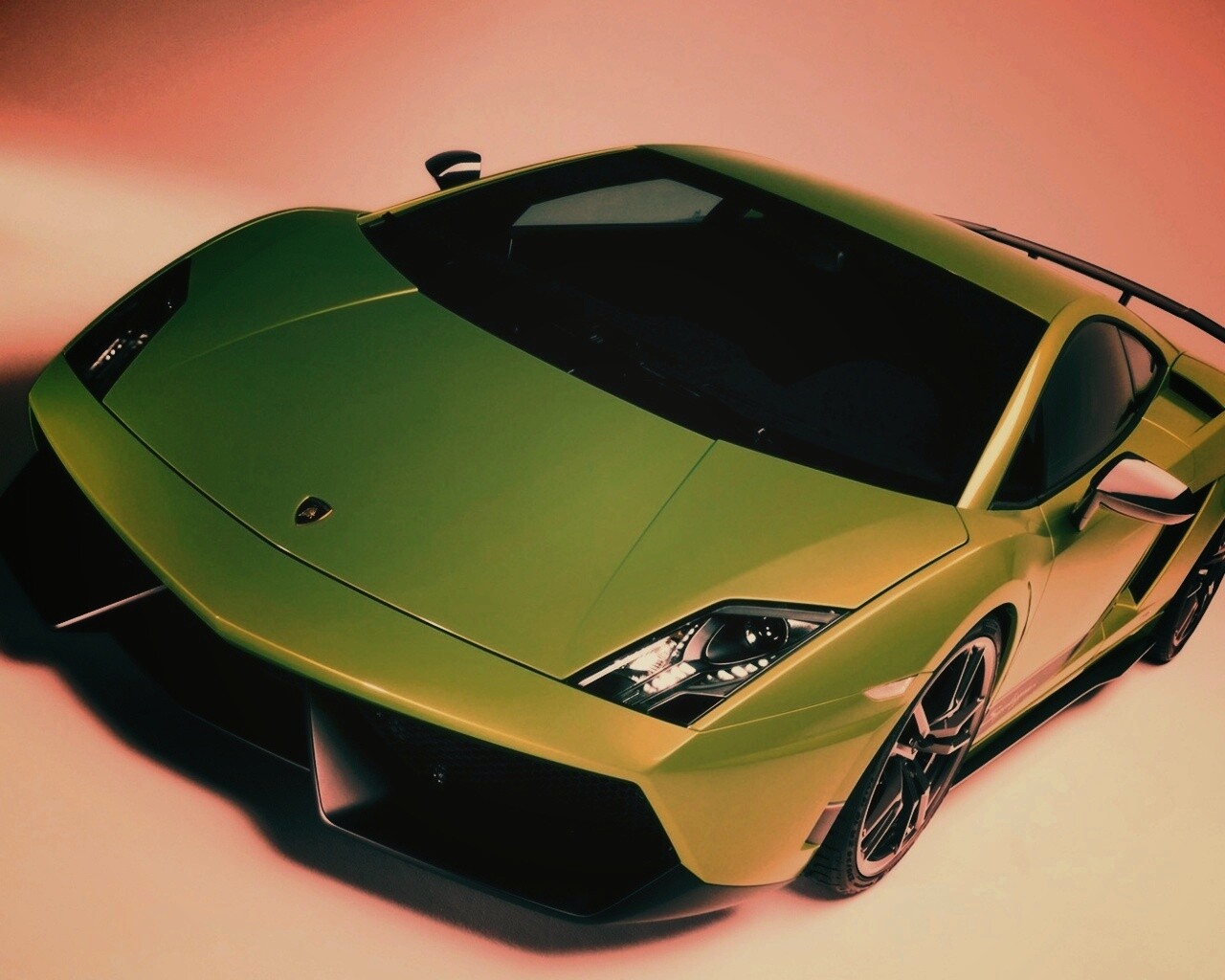 Зеленый Ламбо обои