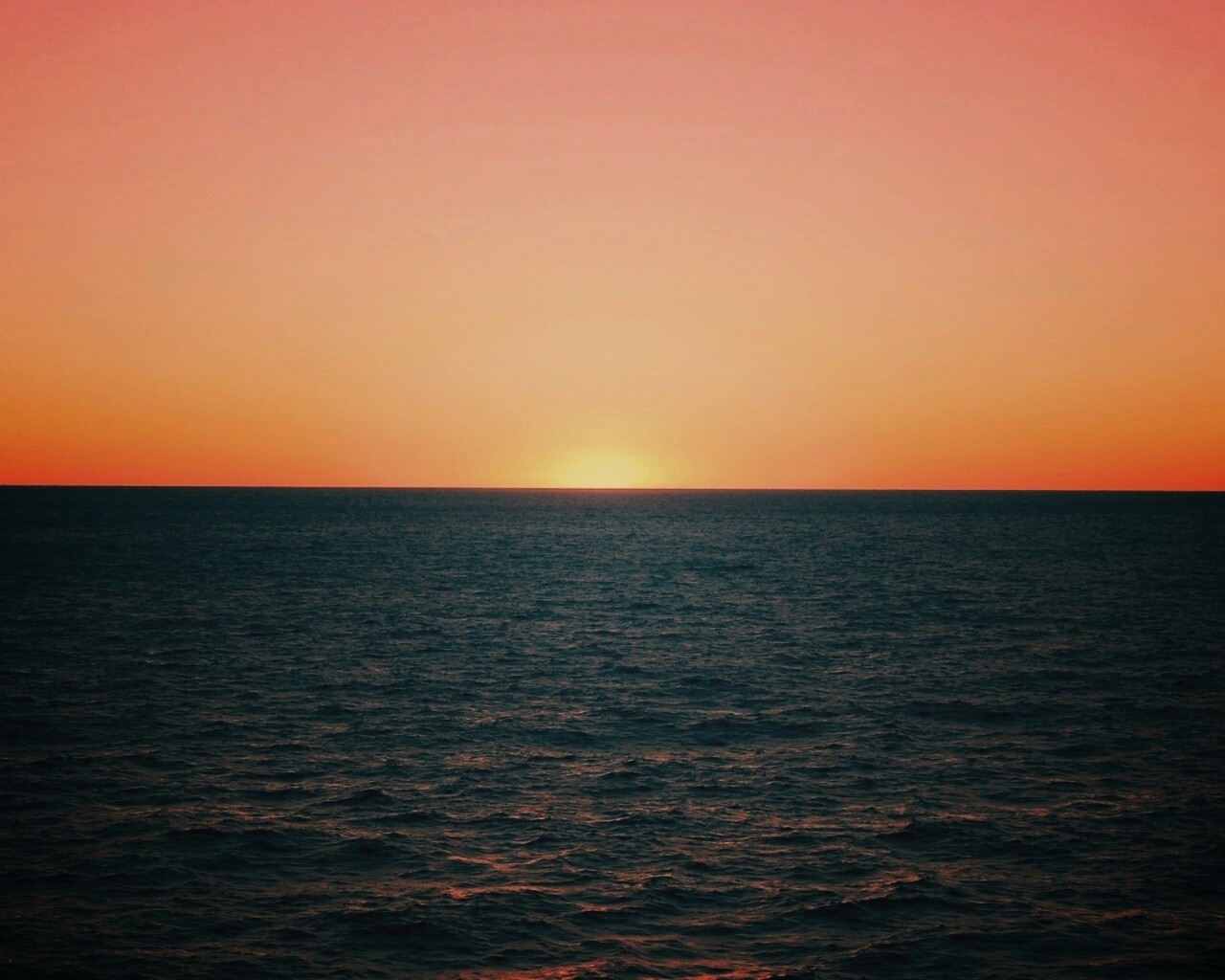 Морской закат обои