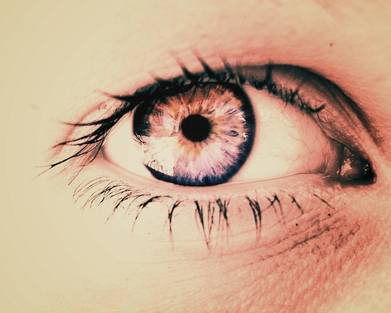 Широко раскрытые глаза обои