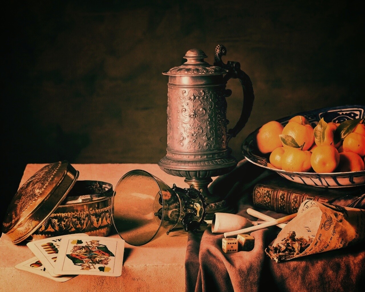 Подготовка к натюрморту обои