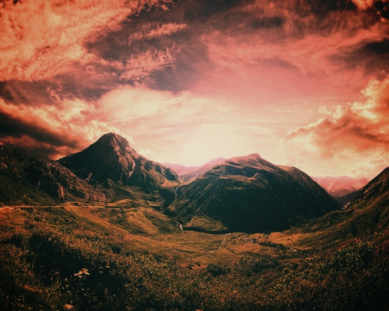 Нетронутый уголок обои