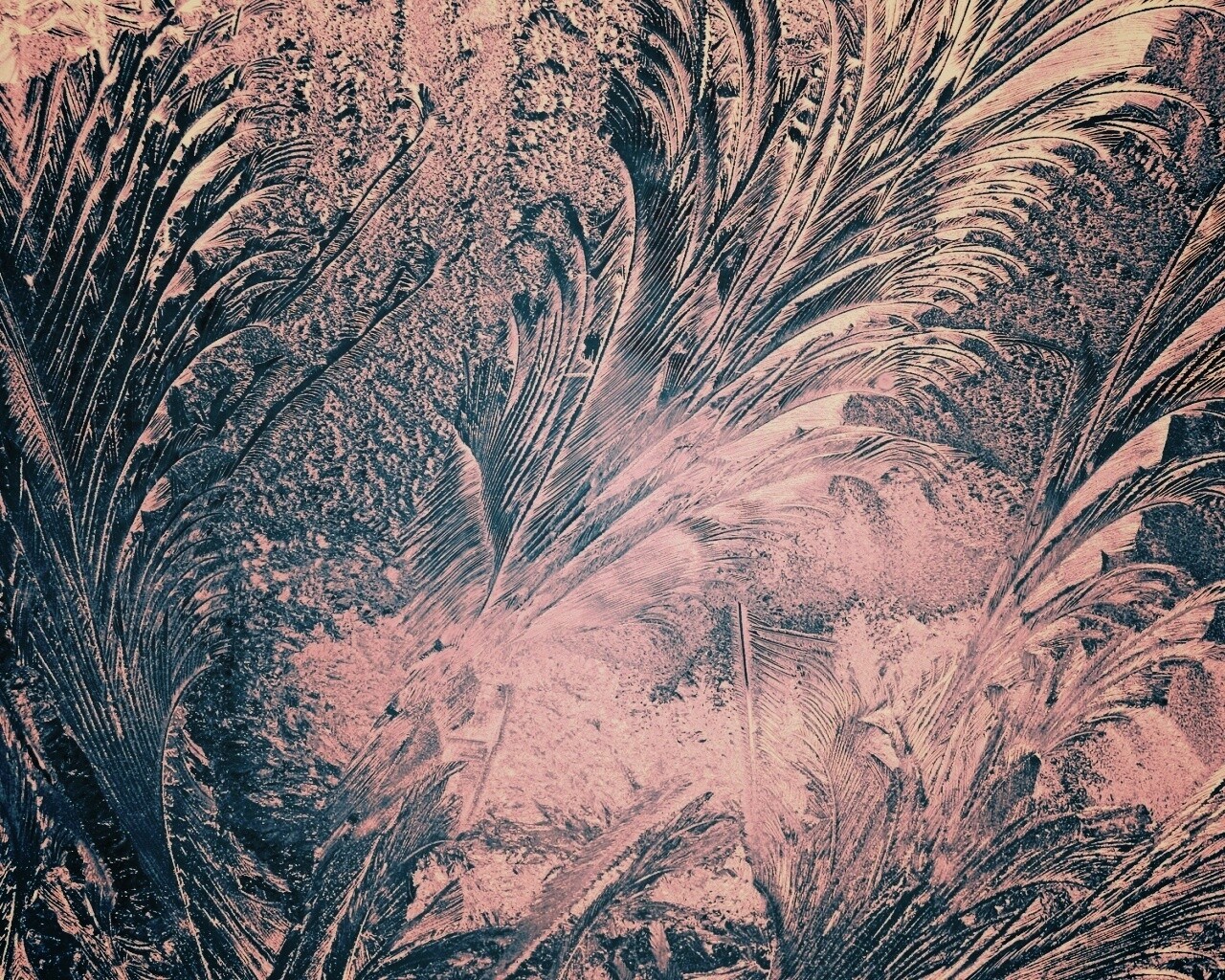 Зимние узоры обои