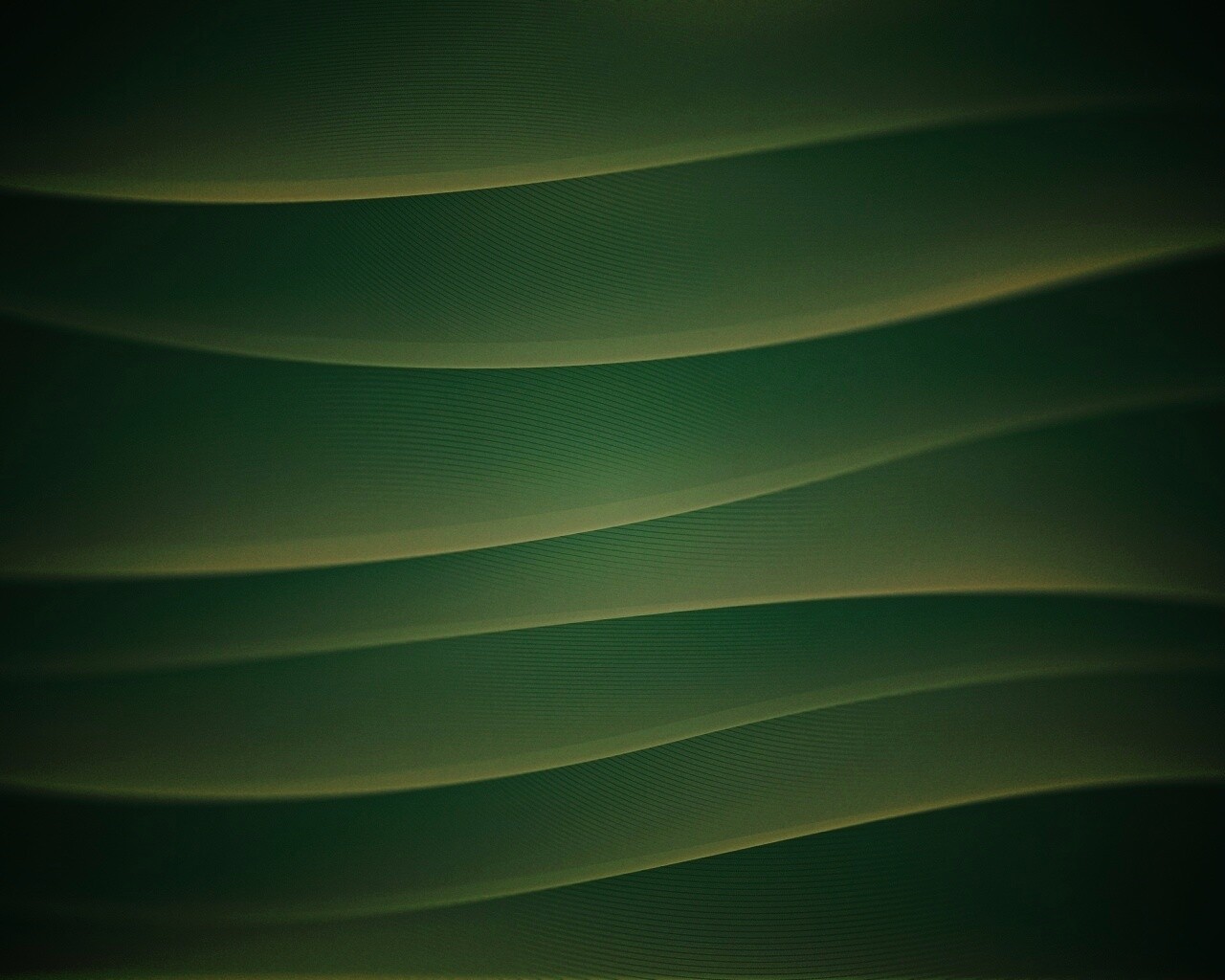 Зелёные горизонтальные волны обои