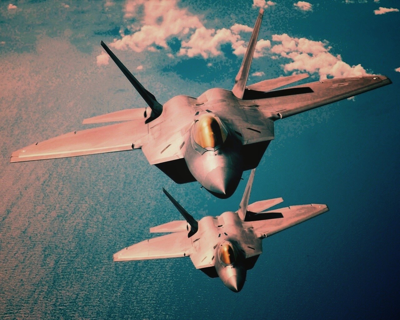 Истребители в небе обои