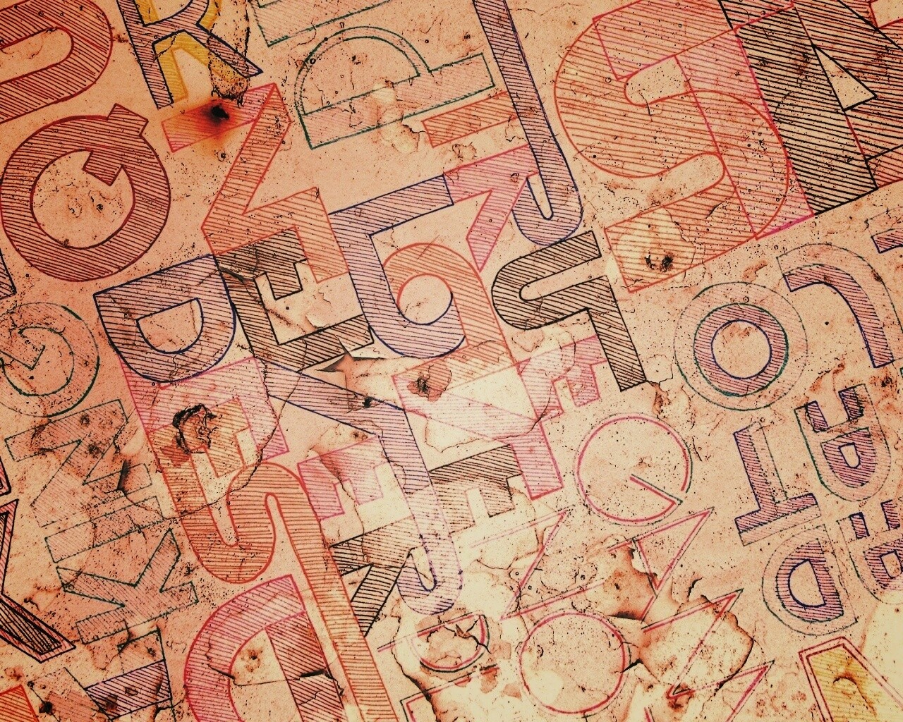 Буквы и надписи обои