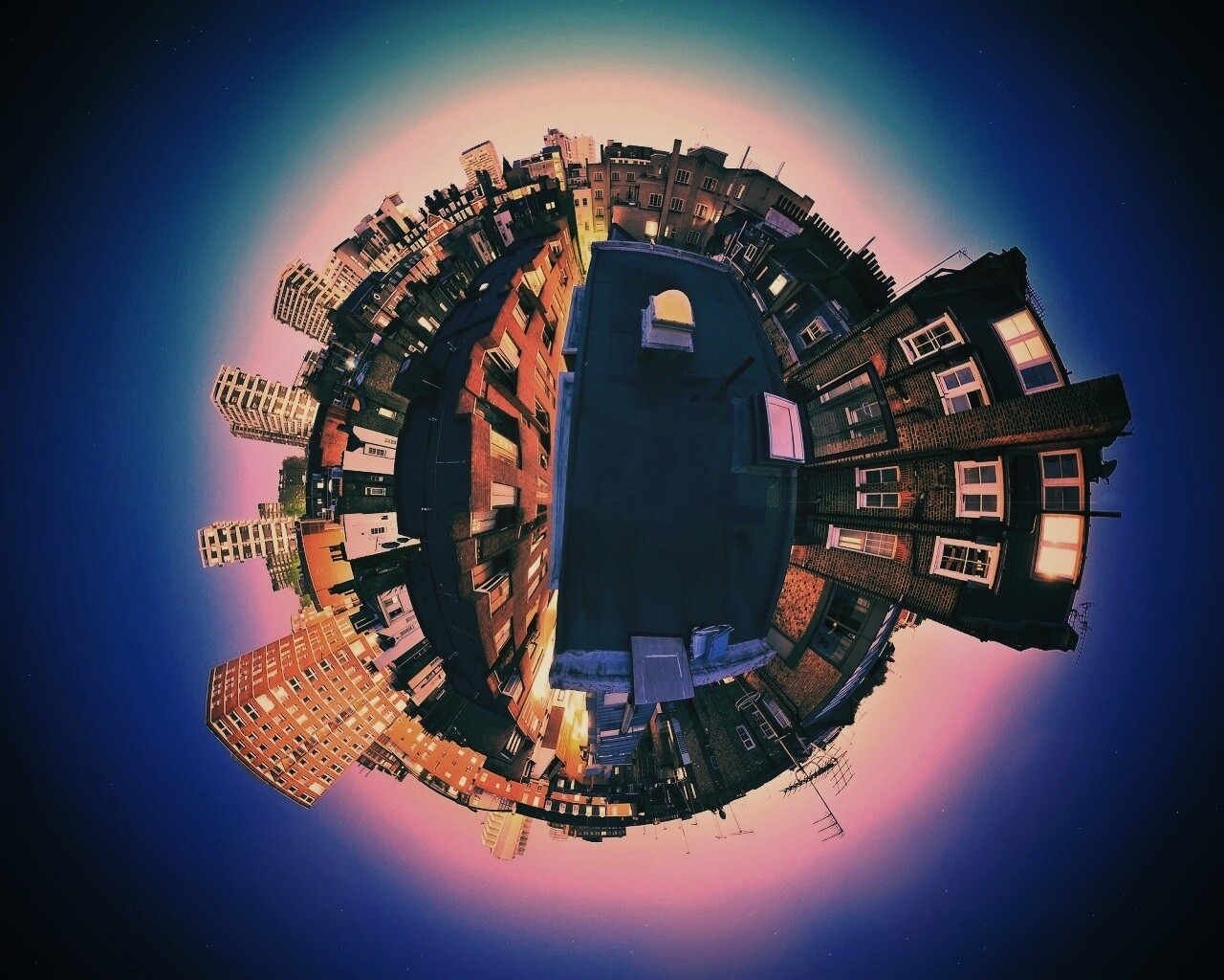 Весь город обои