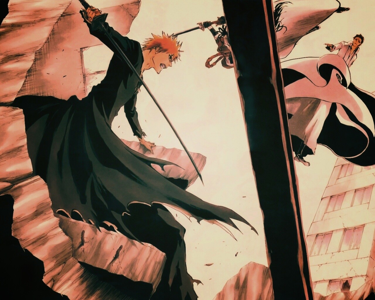 Парень с мечем обои