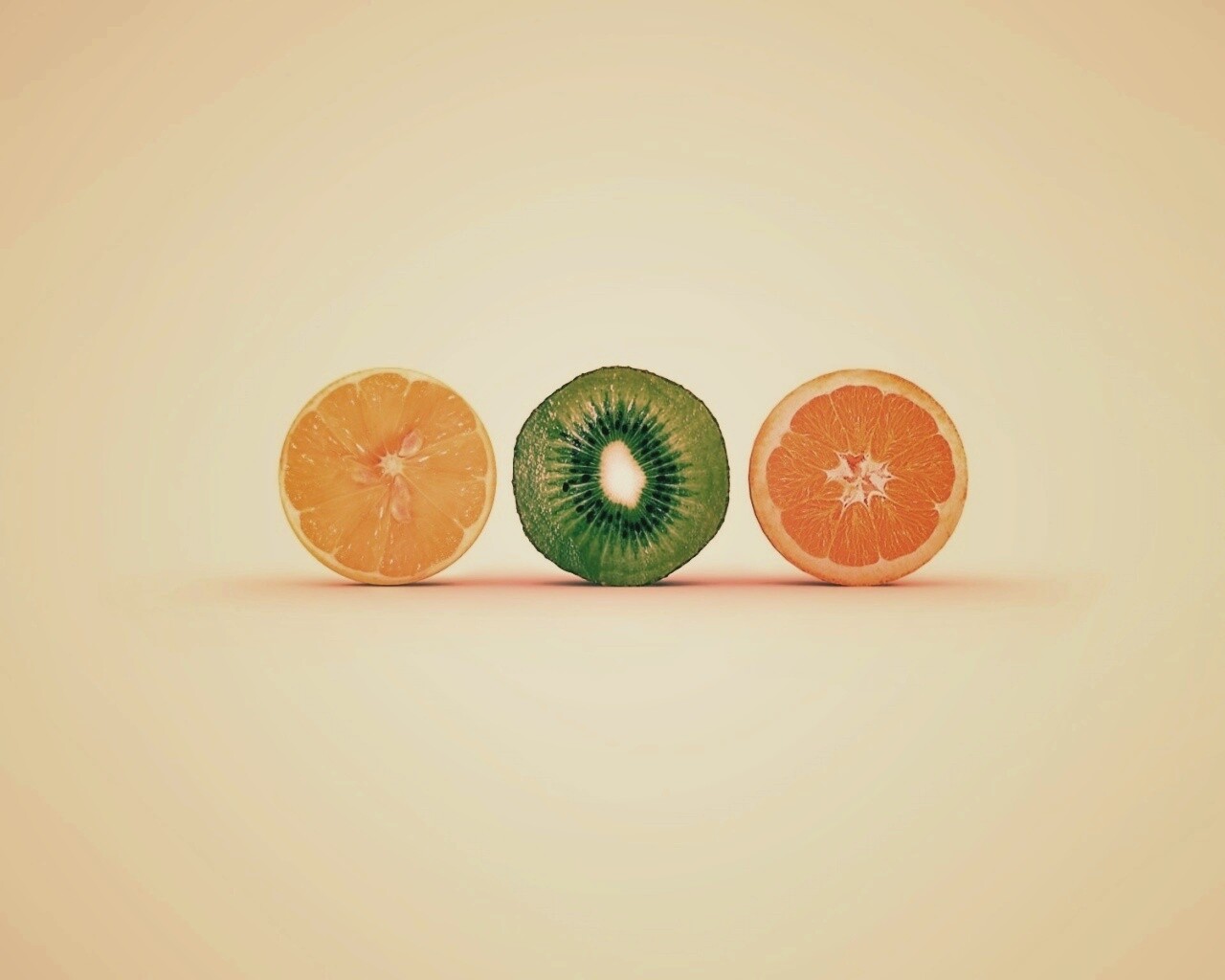 Фрукты в разрезе обои