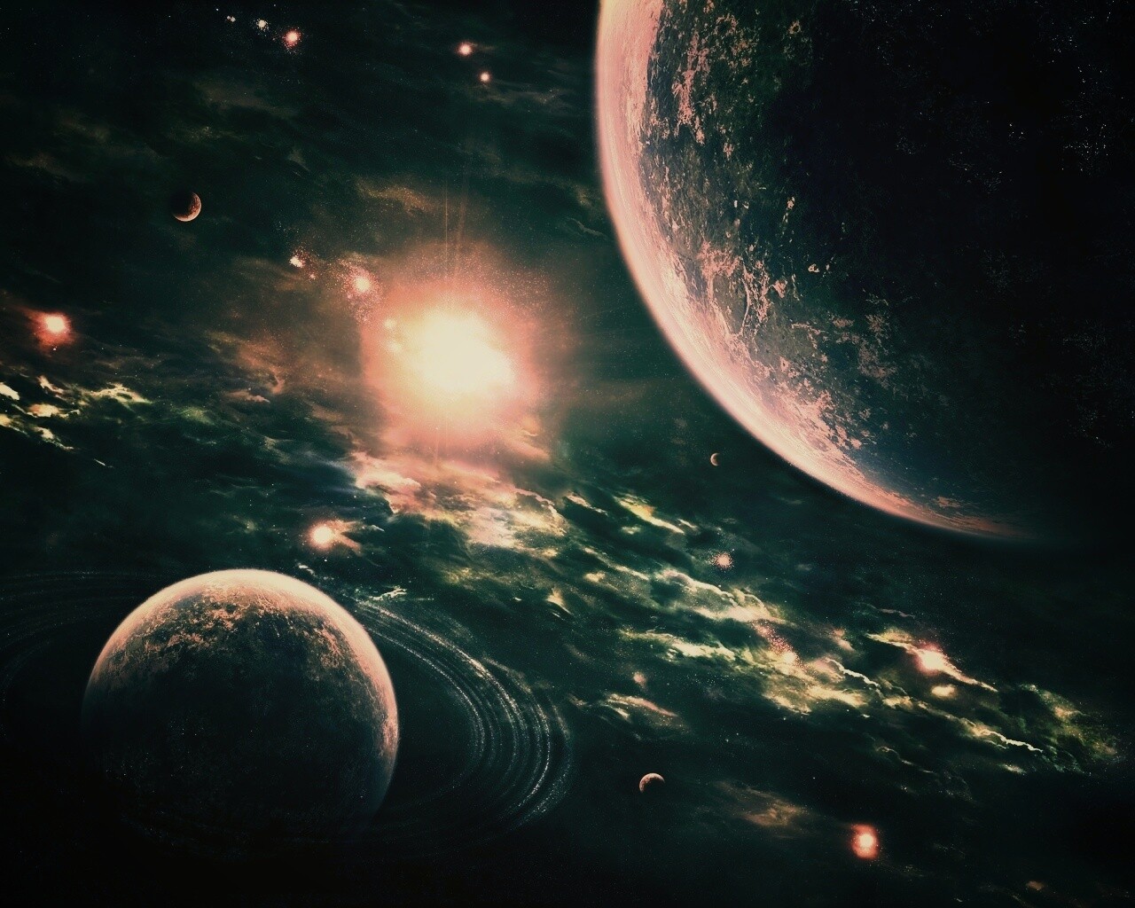 Солнечная система обои