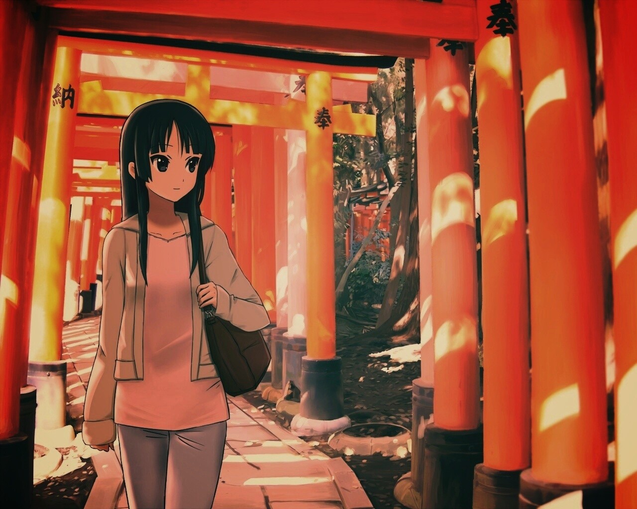 Акияма Мио обои