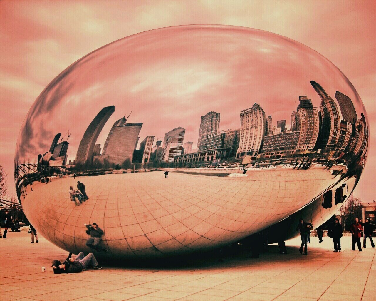 Облачные ворота обои