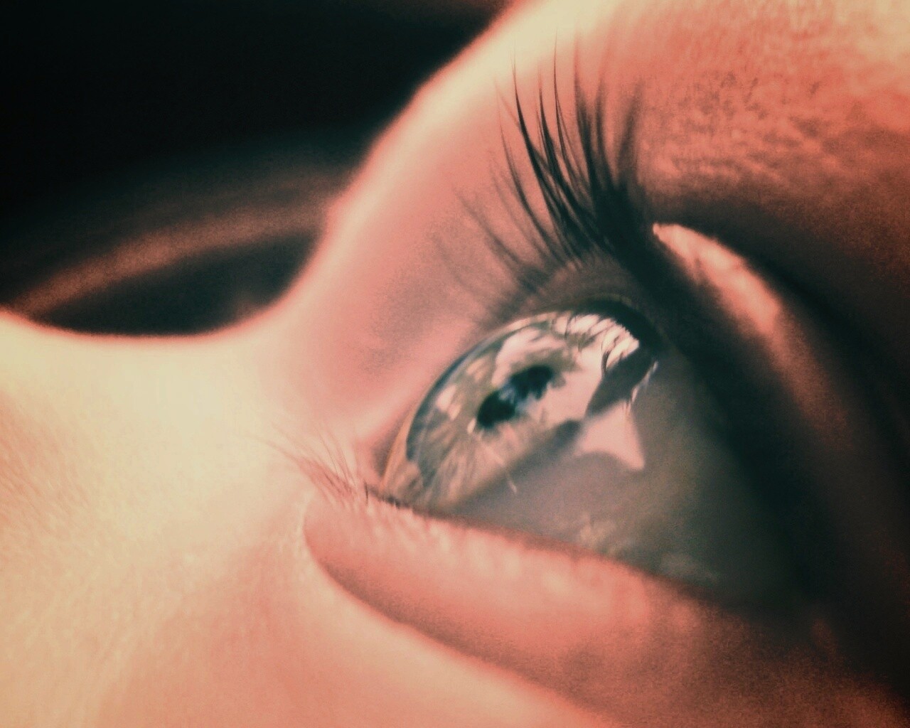 Ясный взгляд младенца обои