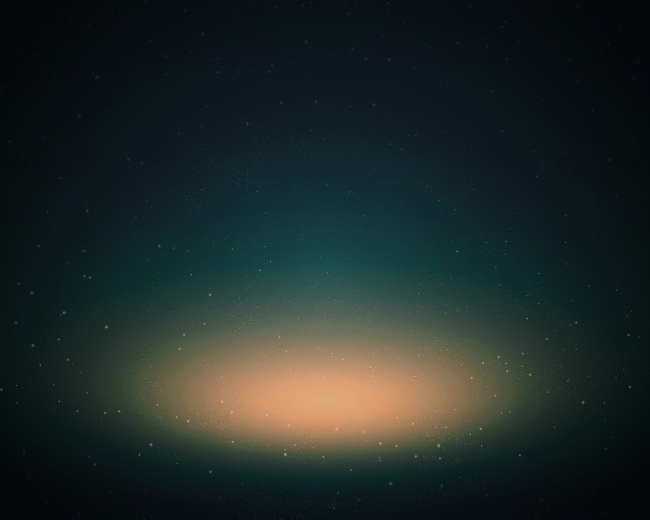 Свечение в ночном небе обои