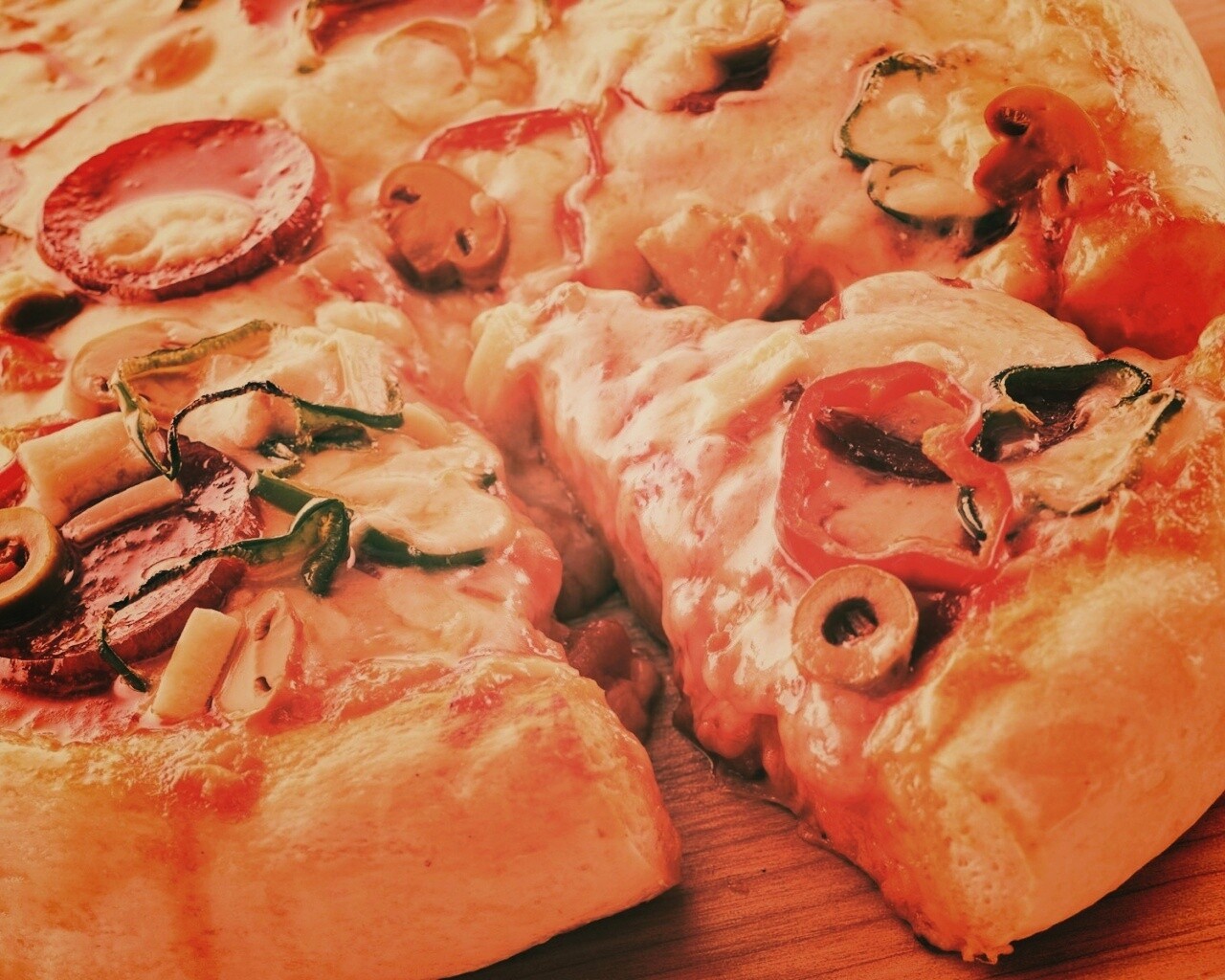 Свежая пицца обои