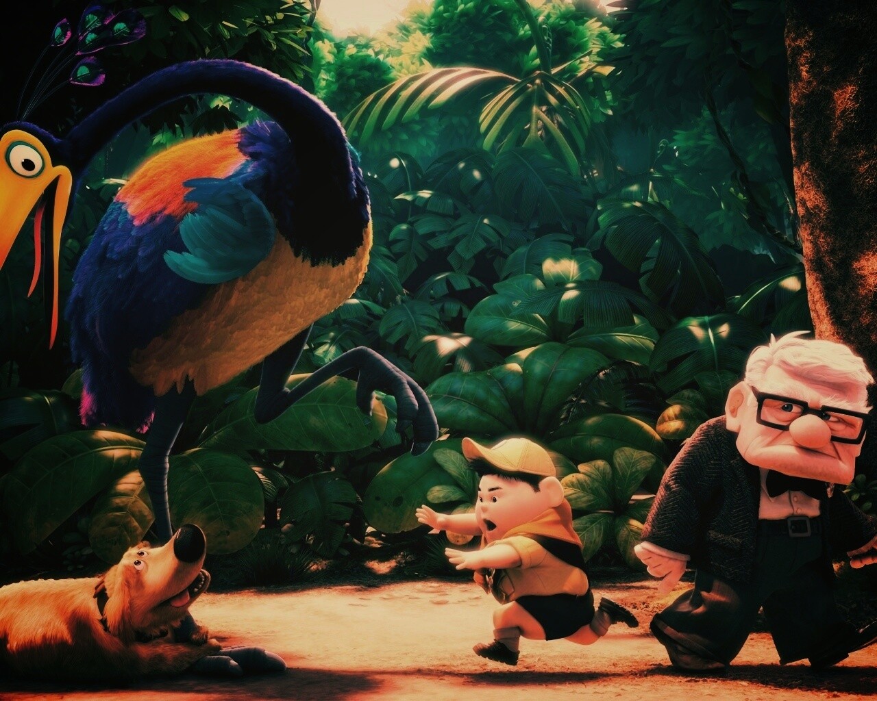 Герои мульфильма "Вверх" обои