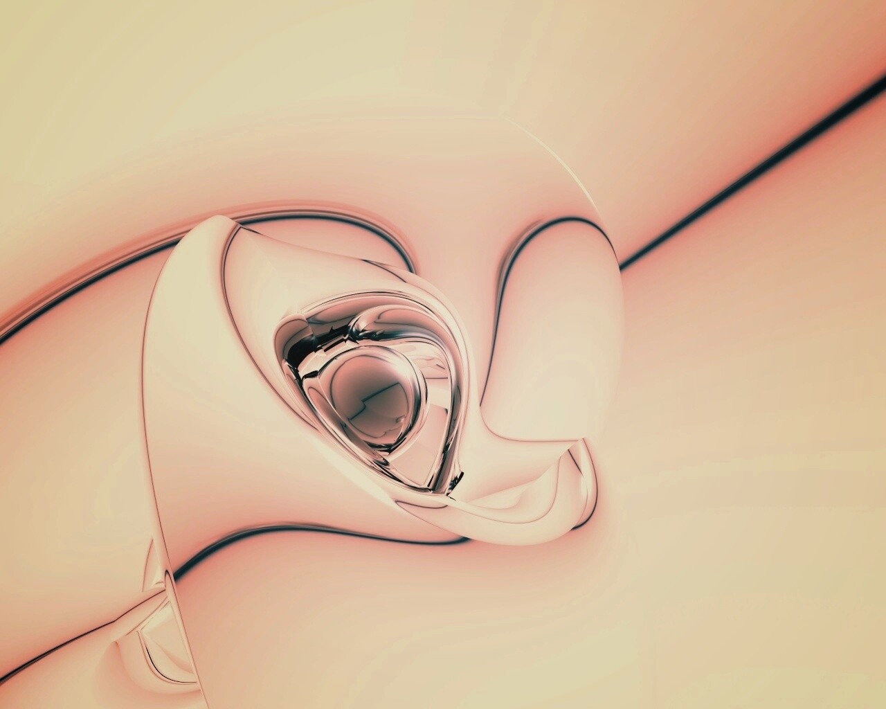 Текучая абстраккция обои