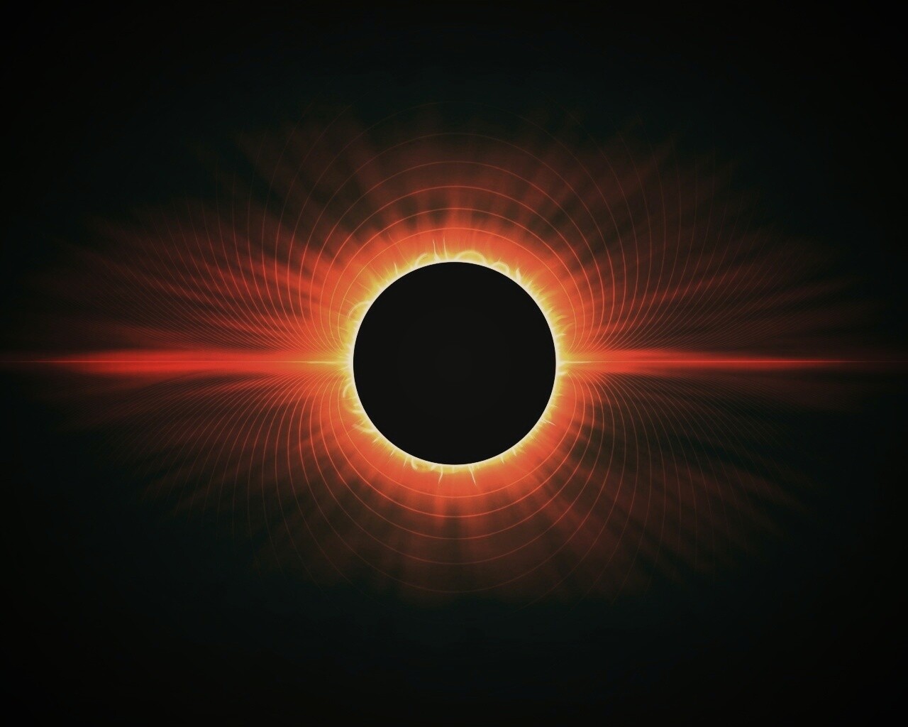 Солнецное затмение обои