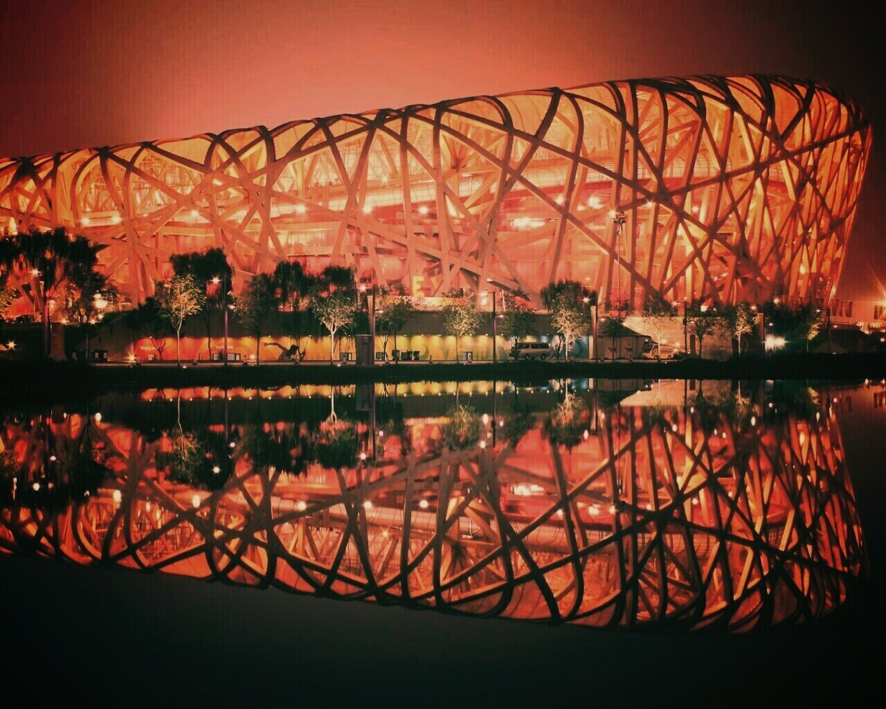 Олимпийский стадион Birds Nest обои