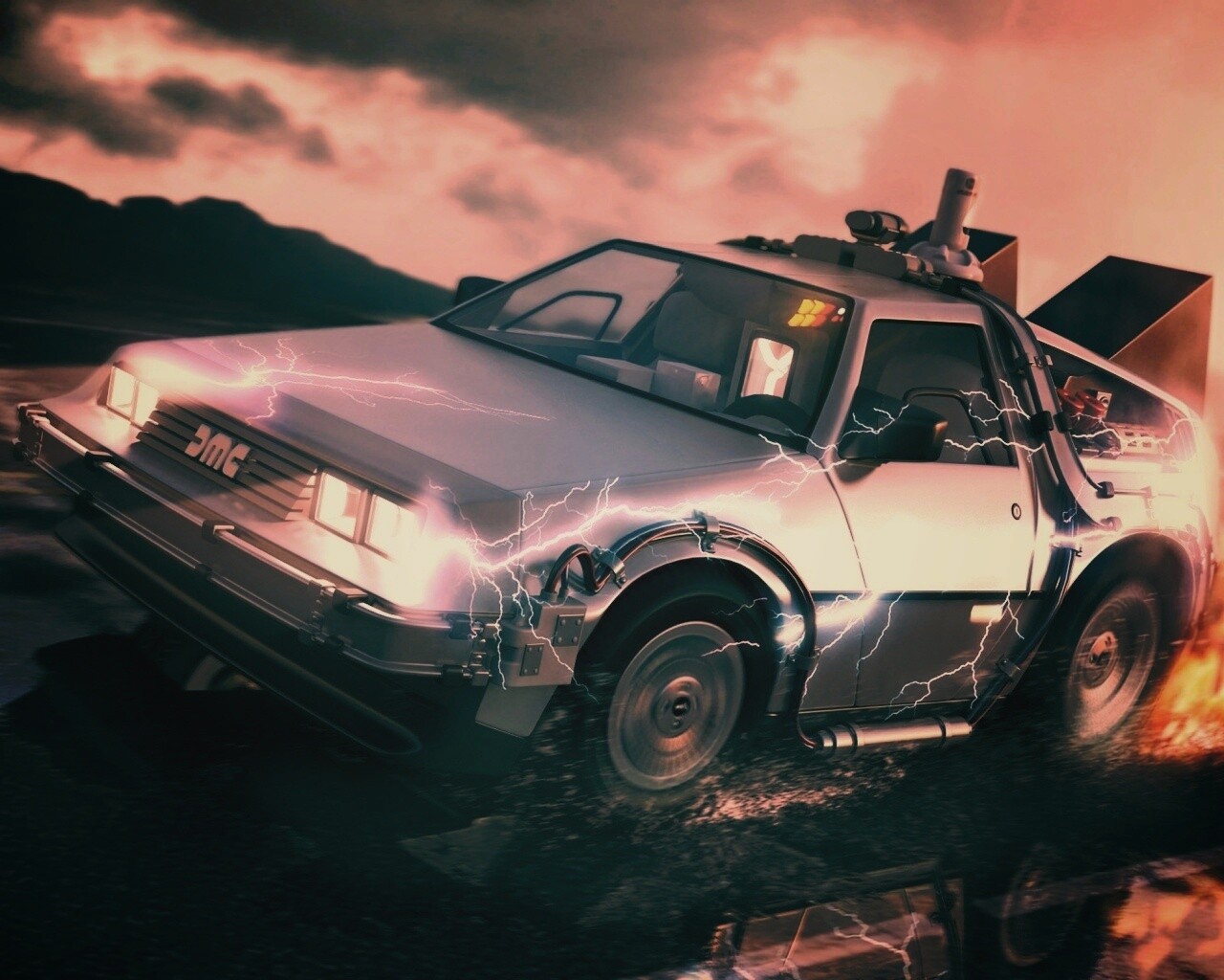 Машина времени обои