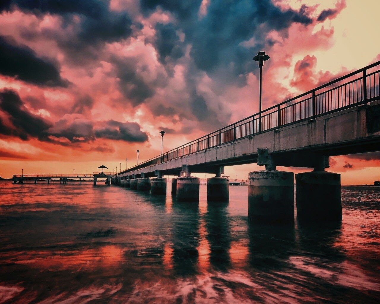 Длинный пирс обои