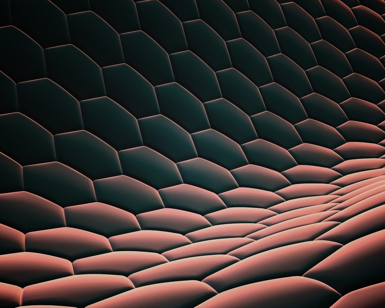 Абстрактные шестигранники обои