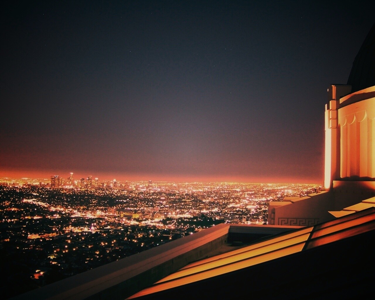 Вид на город обои