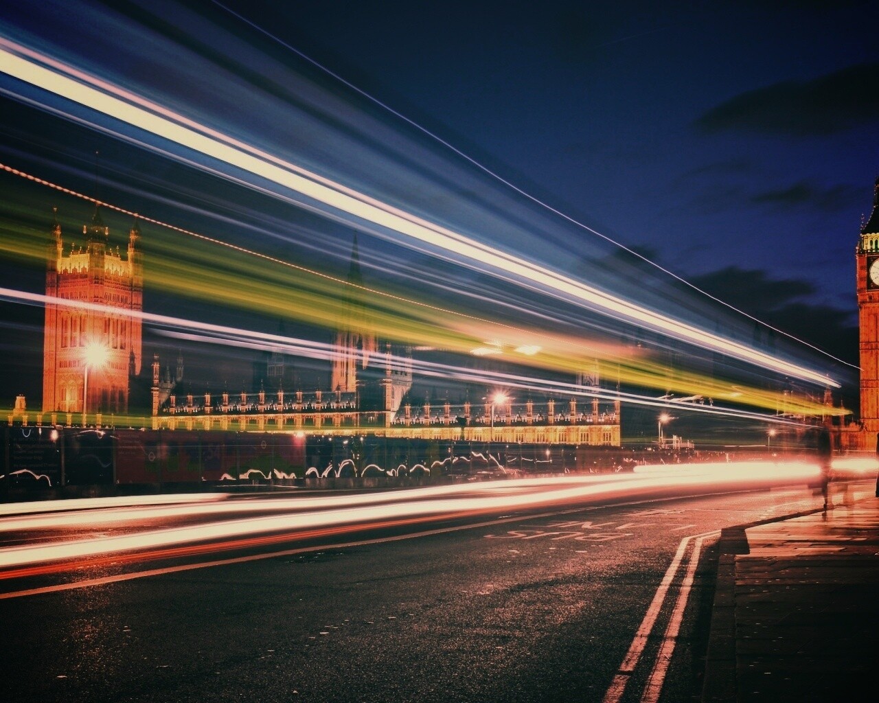 Лондон в движении обои