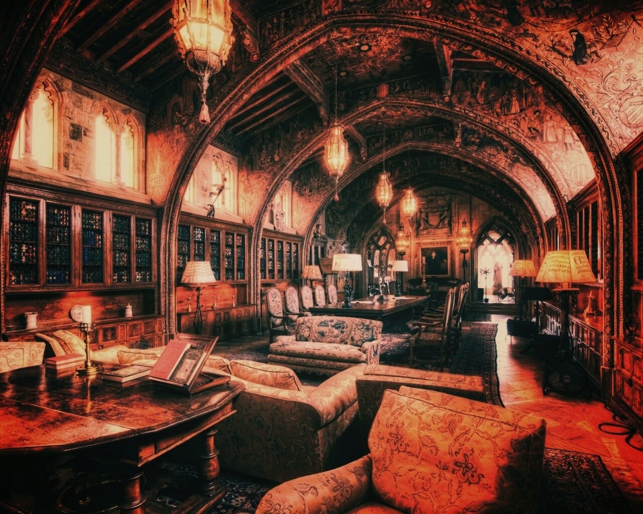 Библиотека обои