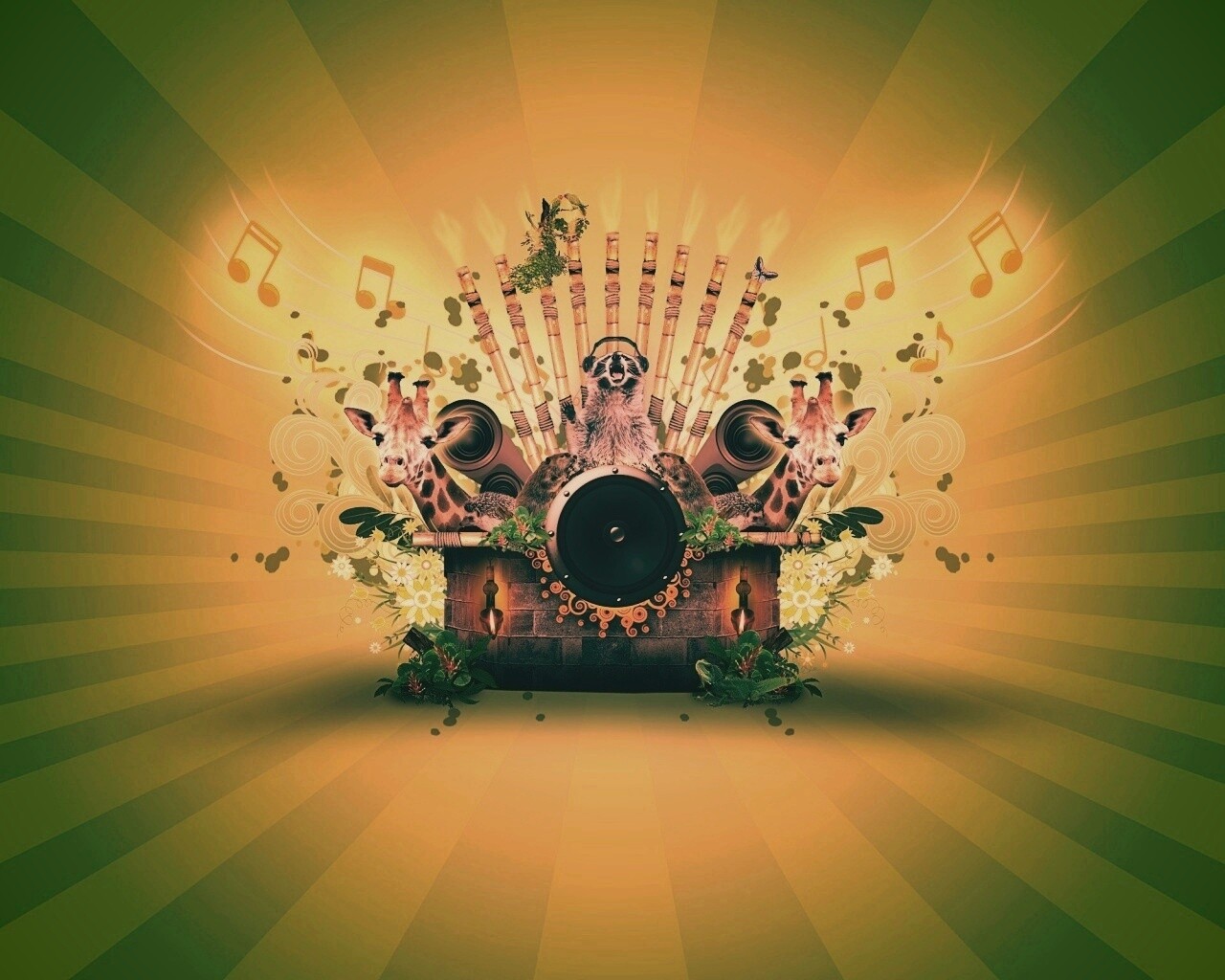Музыка джунглей обои