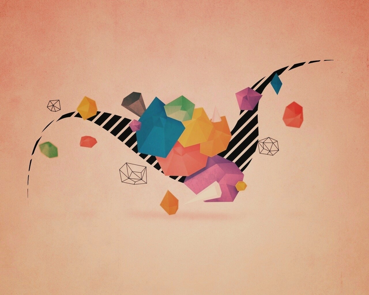 Полет абстрактной фантазии обои