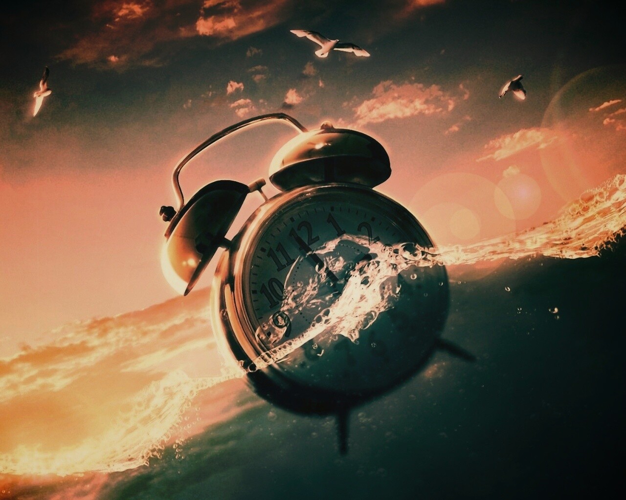 Уплывающее время обои