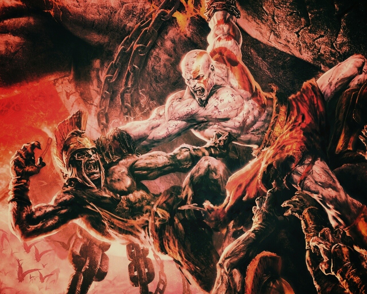 Бог войны обои