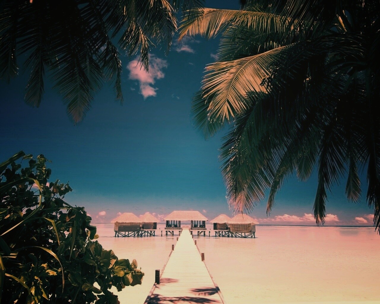 Солнечные мальдивы обои