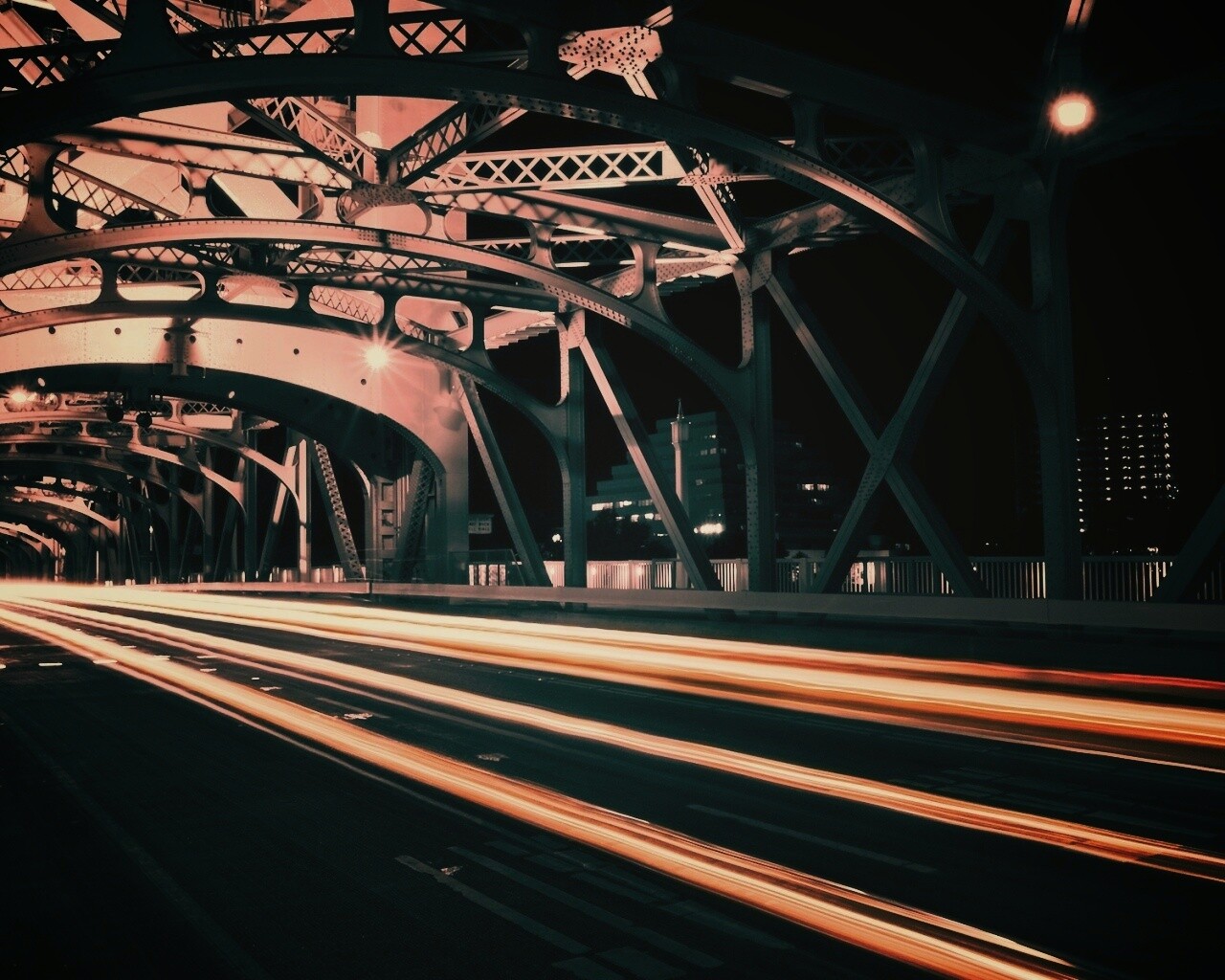 Городской мост в Сакраменто обои