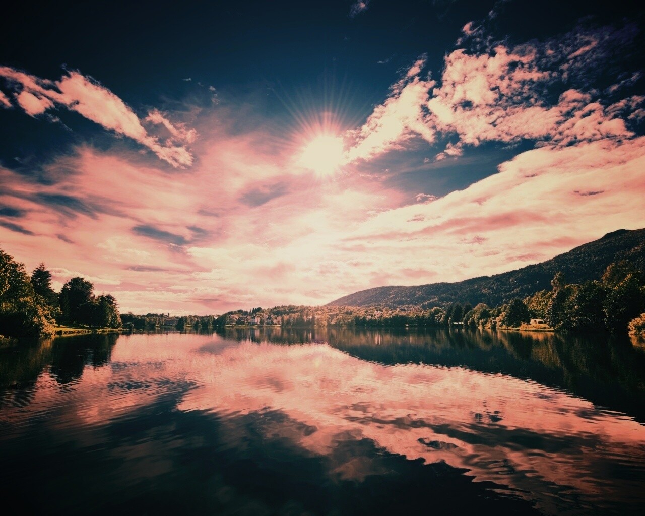 Норвежская река обои