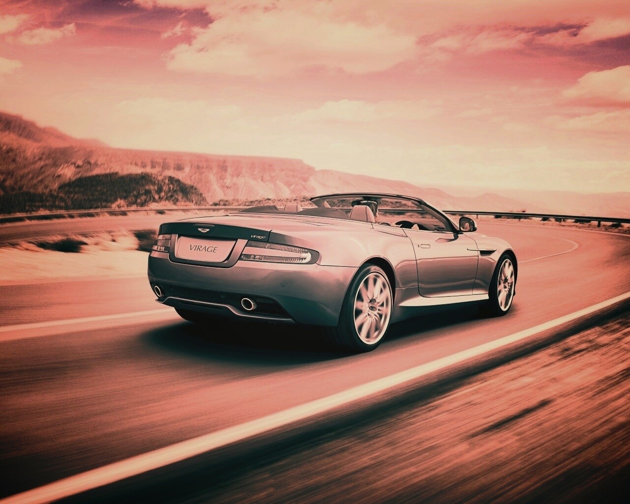 Астон кабриолет обои