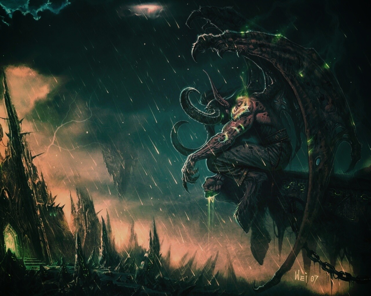 Иллидан обои