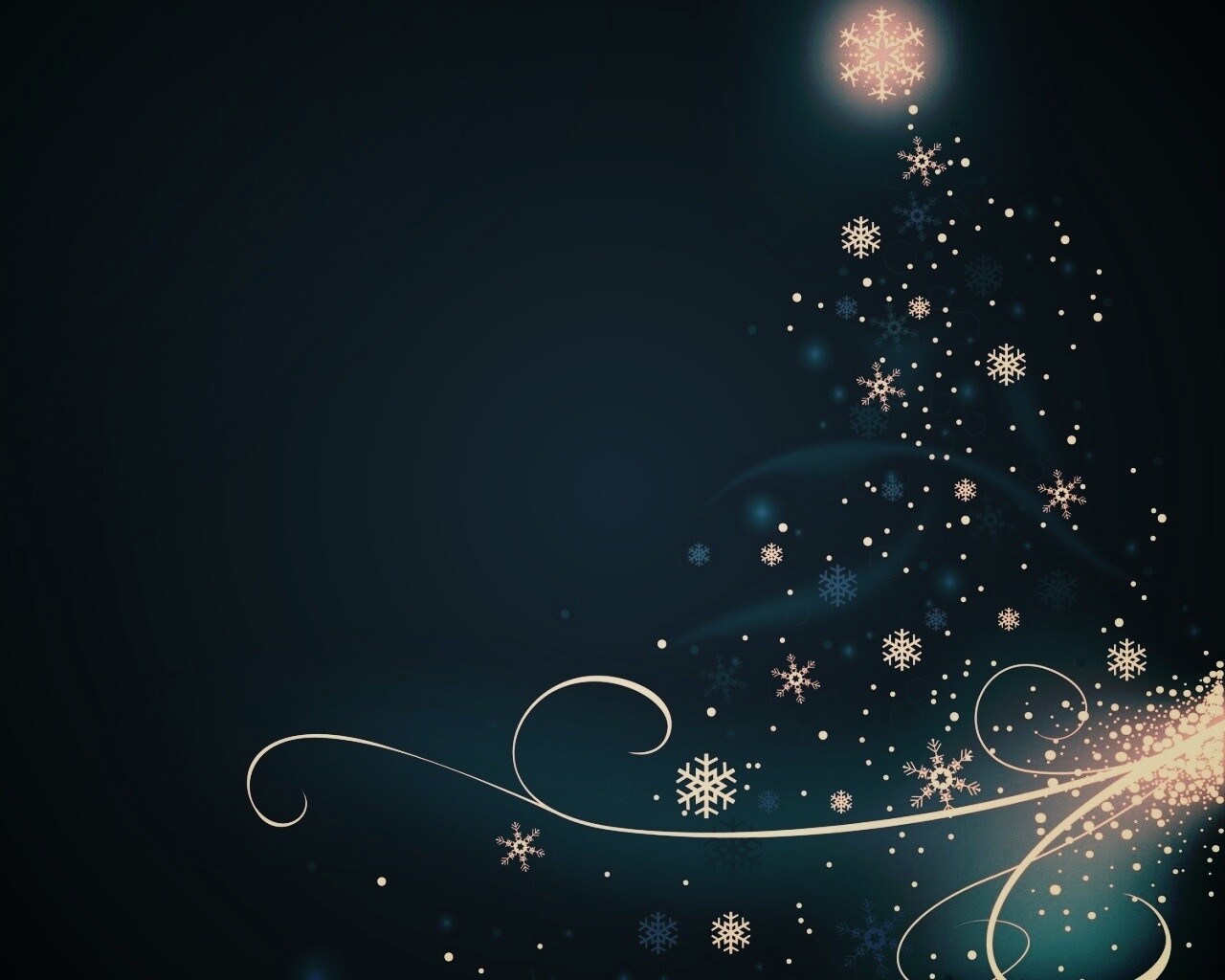 Волшебная елка обои