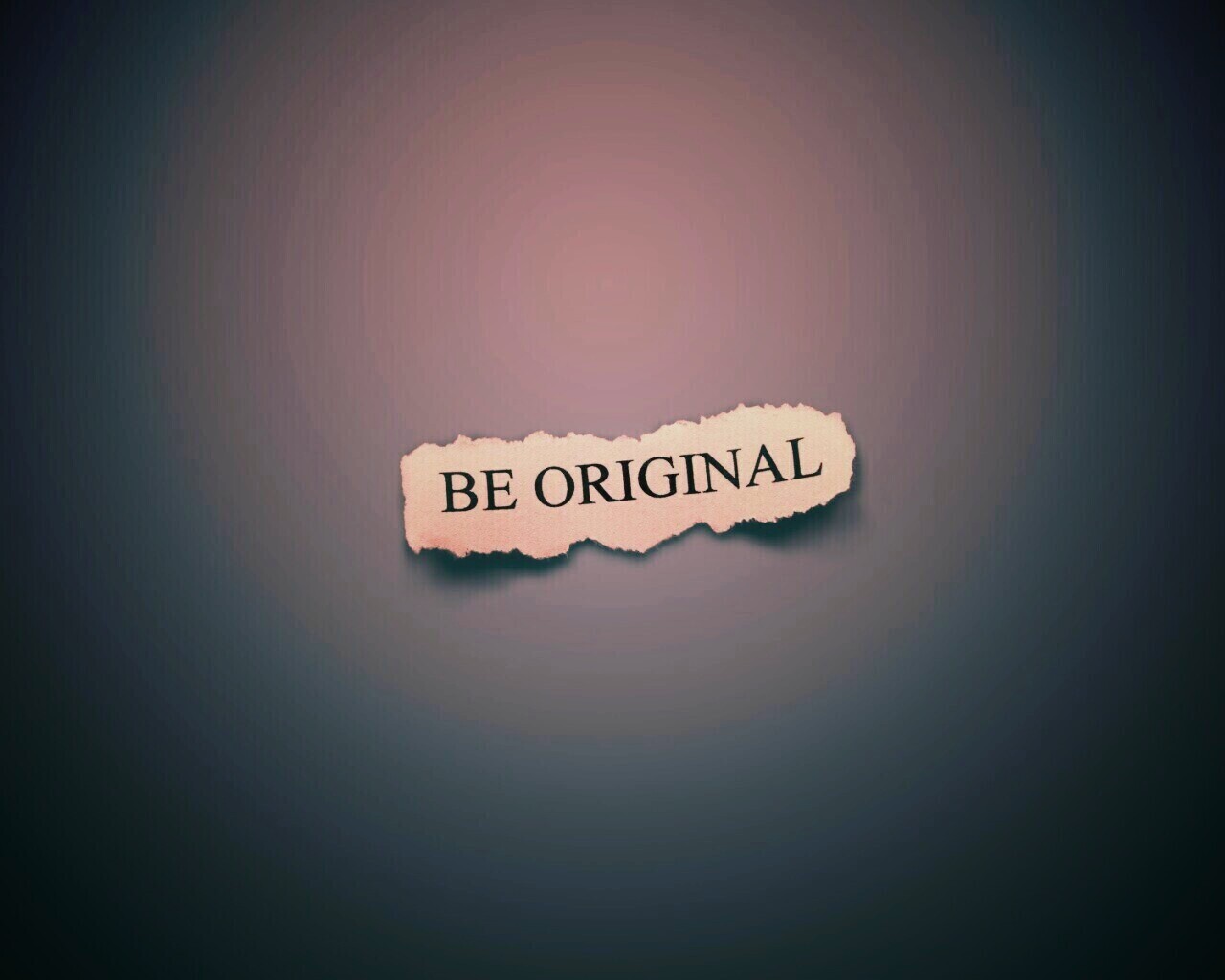 Будь оригинален обои