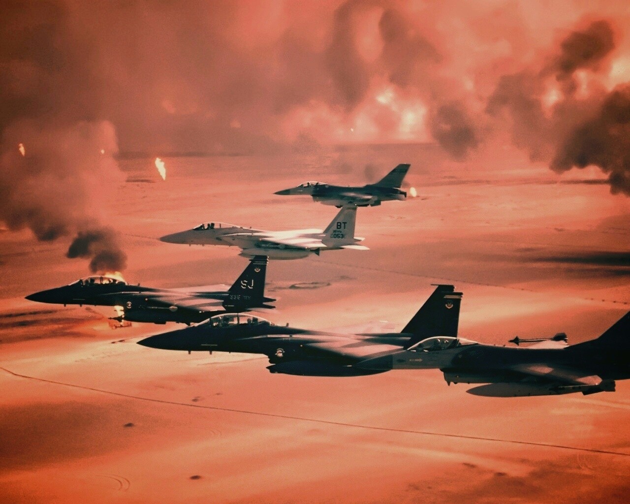 Пустынный шторм обои