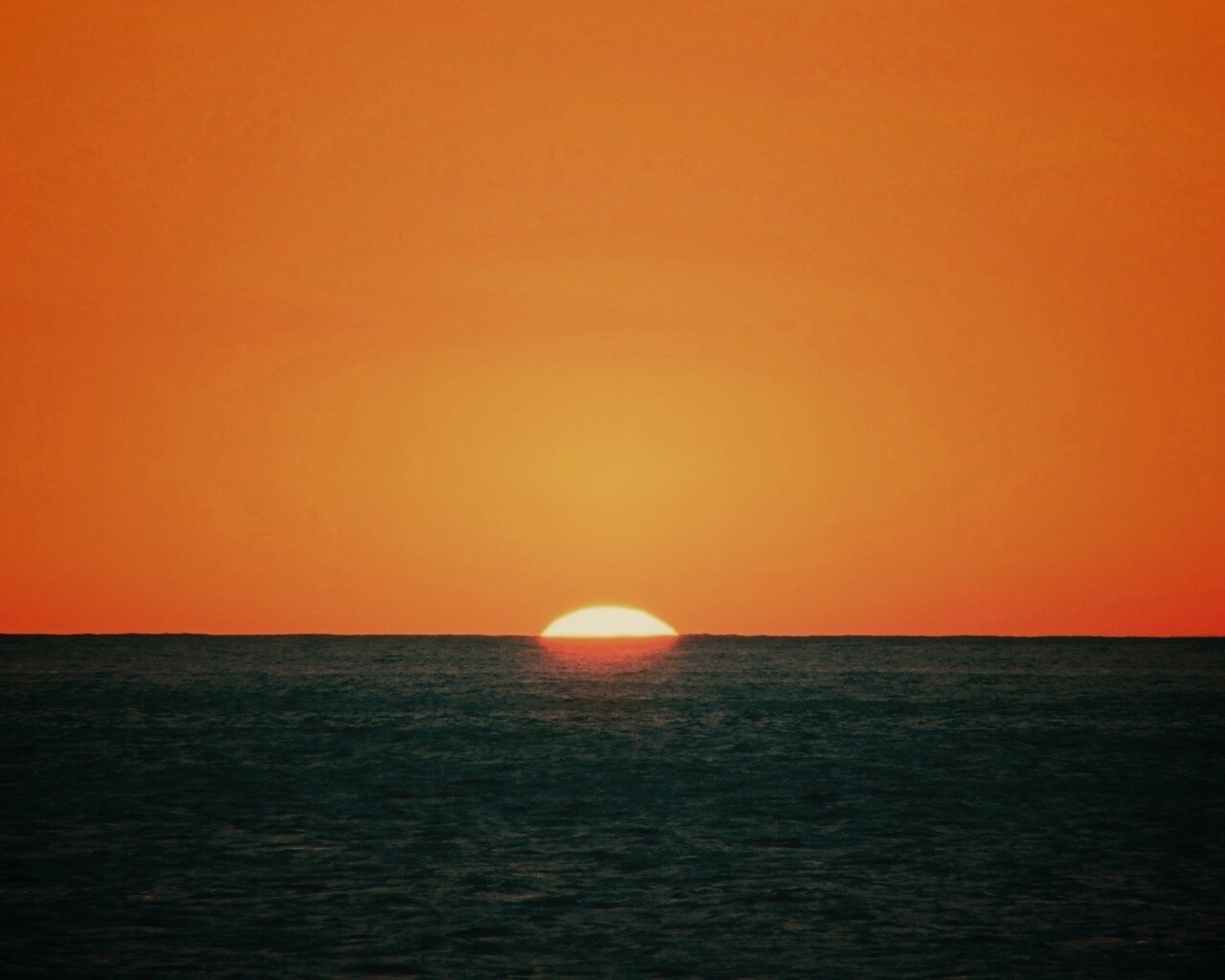 Идеальный закат обои