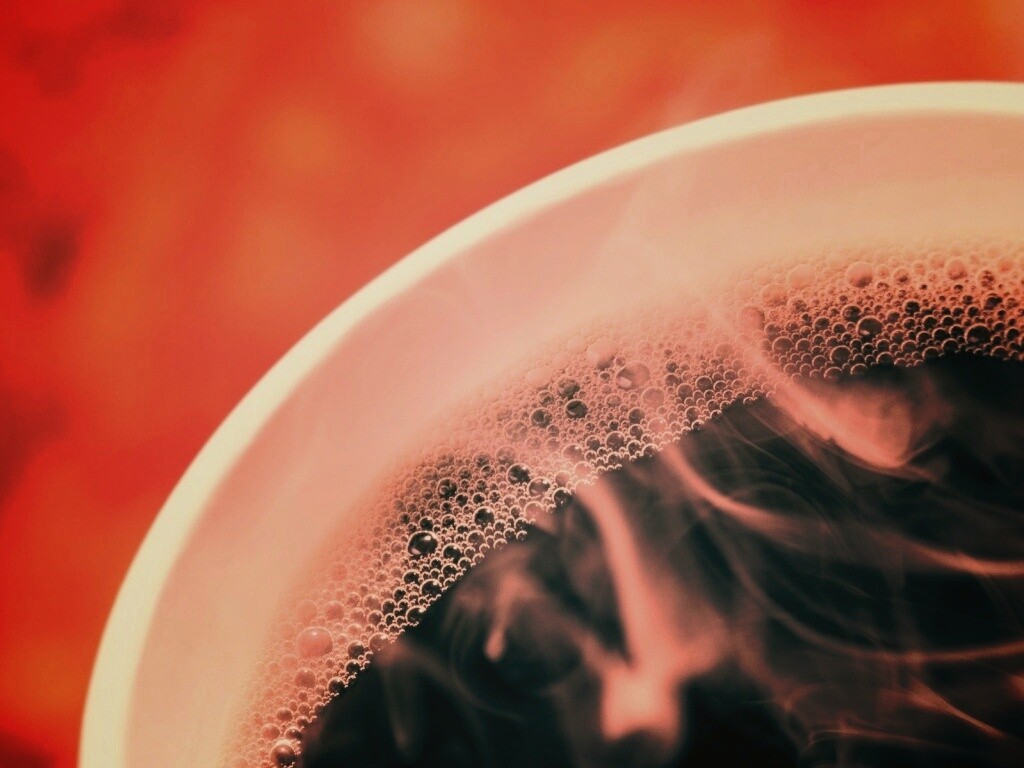 Горячее кофе обои