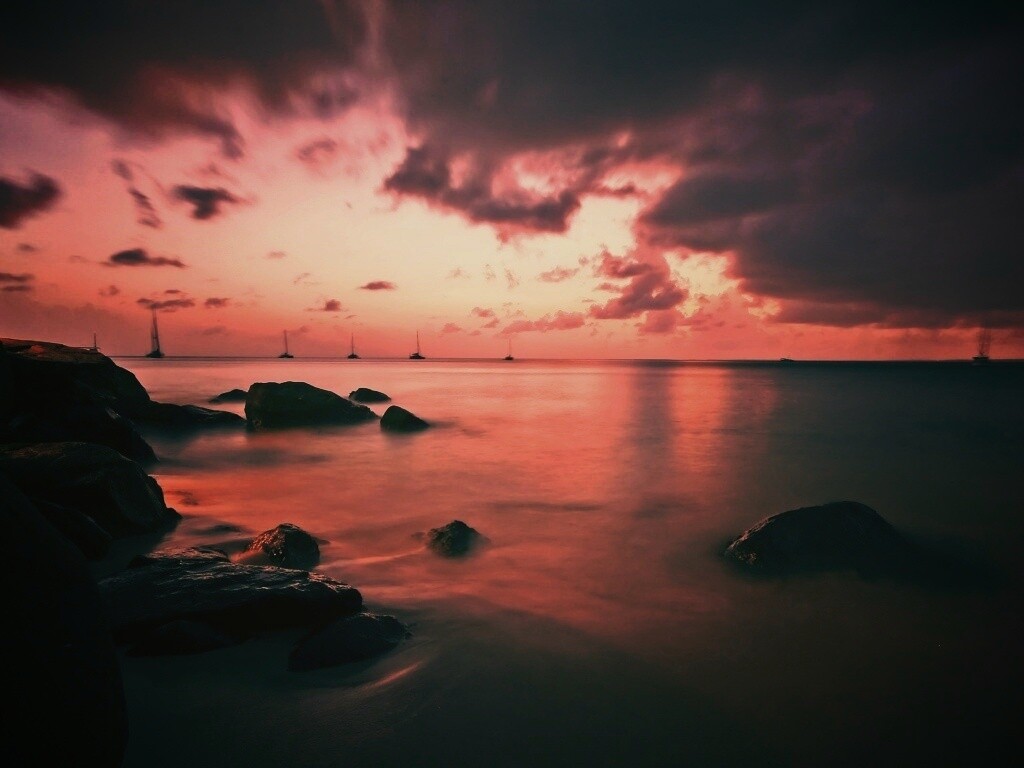 Кровавое море обои