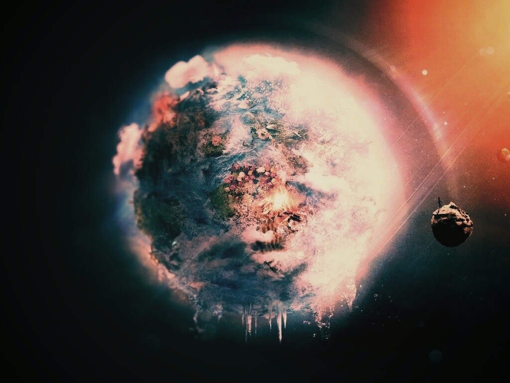 Обледеневшая земля обои