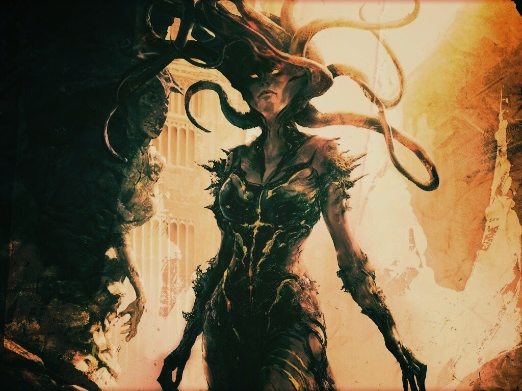 Горгона обои