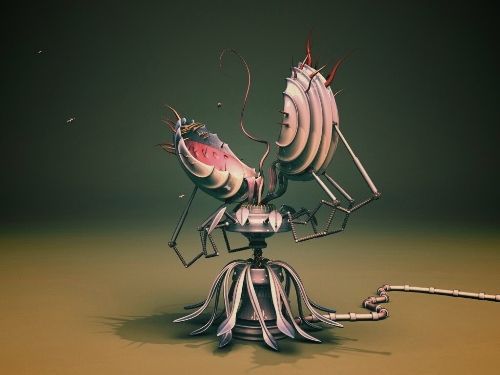 Механическая венерина мухоловка обои