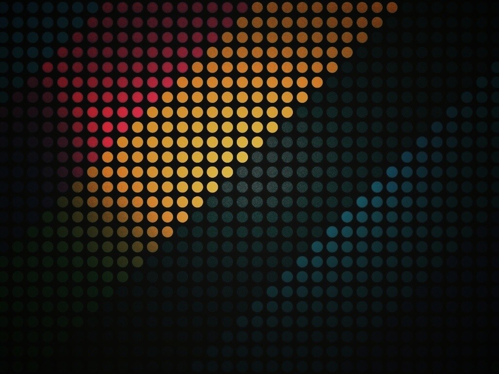 Полосы из цветных кругов обои