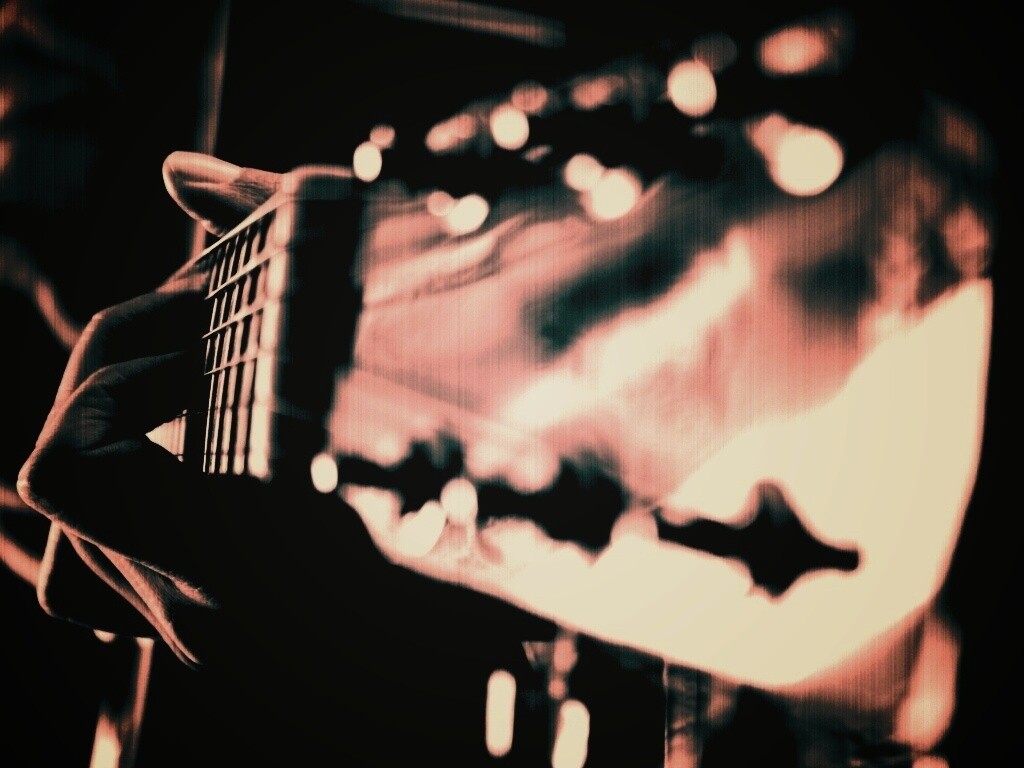 Игра на гитаре обои